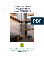 Analisis Dan Desain Sambungan AISC 360-10