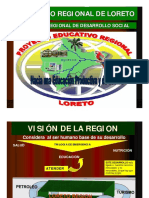 Proyecto Educativo Regional Loreto Hacia Una Educación Productiva y de Calidad PDF