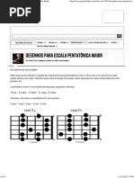 Desenhos Para Escala Pentatônica Maior