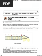 Dicas Para Memorizar o Braço Da Guitarra e Violão