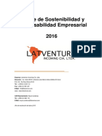 Latventure Informe de Sostenibilidad