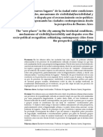 2012 Los Nuevos Lugaresde La Ciu Entre Condicones Territoriales Aporte de Sartre