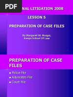 Criminal Prep of Case Files