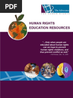 Human Rights Resources for Educators Brochure