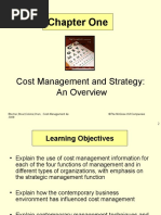 Chapter One: Cost Management and Strategy: An Overview