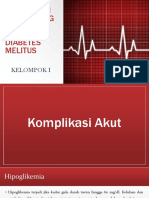 Komplikasi Pada Orang Dengan Penyakit Diabetes Melitus