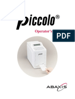 Abaxis Piccolo Analyzer - User Manual PDF