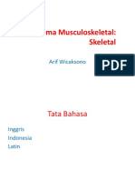 K1. Osteologi - DR - Arif Wicaksono, M.biomed