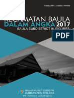 Kecamatan Baula Dalam Angka 2017
