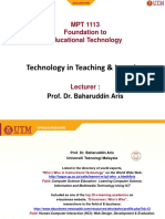 Technology in Teaching Learning
