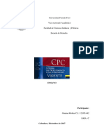 Ensayo - Estructura y Reforma CPC