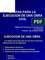 Clase de Ejecucion de Una Obra Civil