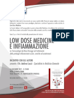 Presentazione Libro. Low Dose Medicine e Infiammazione. DR LOZZI