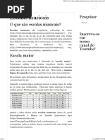 Escalas Musicais Parte 1