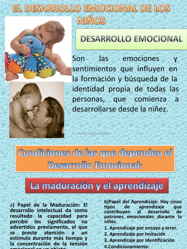 Desarrollo Emocional en Niños | PDF | Pubertad | Las emociones