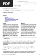 A Pesquisa Cietífica e Tecnológica