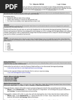 subjective still life lesson plan