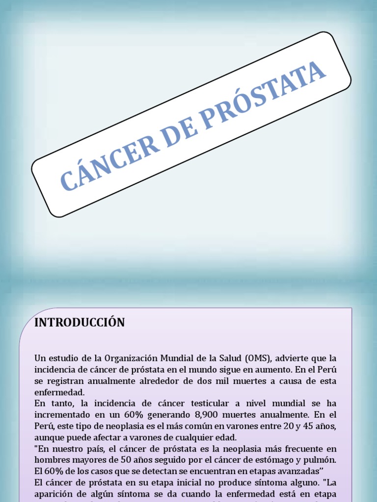 cancer de prostata hormonorefractario hpv wart formation