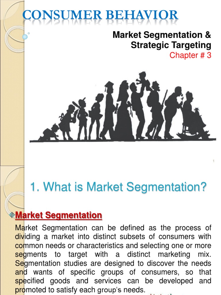 CH 3 STP and CB | PDF | Market Segmentation | Marketing