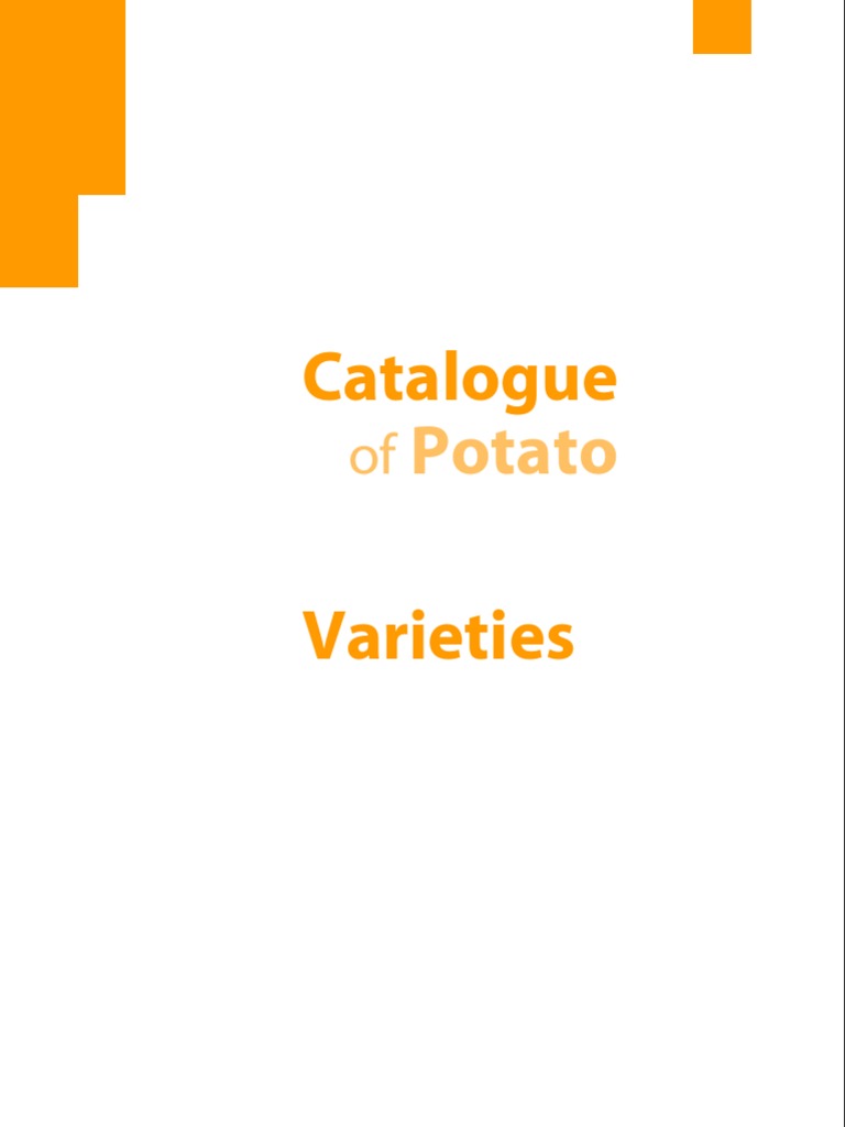 Catalogue of Potato Varieties and Advanced Clones. | PDF | Potato ...