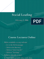 Social Loafing