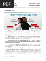 Module 2 Personality Traits 3