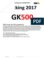 GK500 2017 Must Do 500 Ques by Cetking