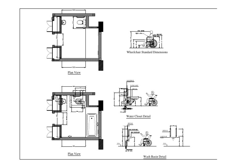 Handicapped Toilet Detail | PDF | Public Health | Home