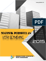 Statistik Perhotelan Kota Semarang 2015