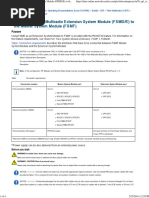 Connecting Flexi Multiradio Extension System Module (FSMD - E) To The Master System Module (FSMF)