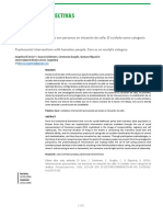 Intervenciones Psicosociales Con Personas en Situacion de Calle - El Ciudado Como Categoria de Analisis