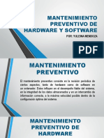 Mantenimiento Preventivo de Hardware y Software