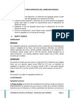 Absorcion y Peso Especifico Del Agregado