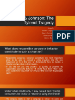 Johnson & Johnson Tylenol Tragedy