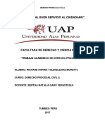 Trabajo Derecho Procesal Civil II