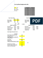 Covers Calculation Sheet