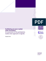 Facilitating Pro-Poor Market Chain Innovation: An Assessment of The Participatory Market Chain Approach in Uganda