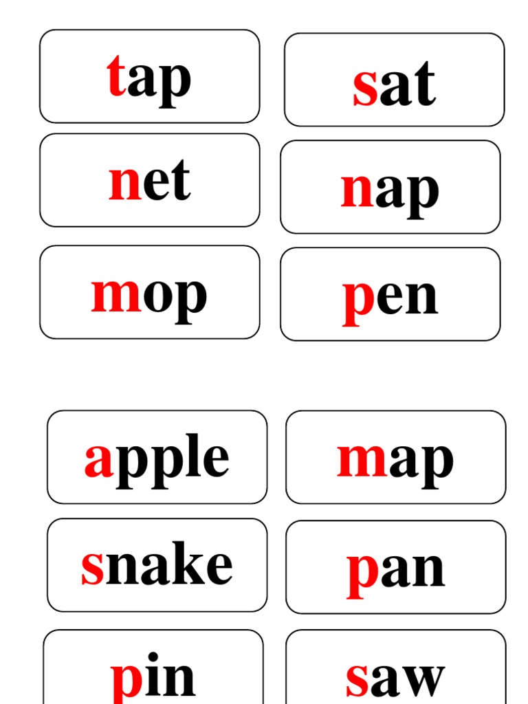 Word Card Year 1 PDF