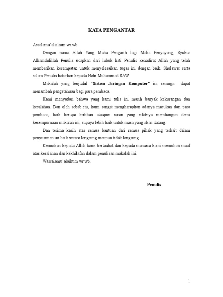 Makalah Sistem Jaringan Komputer Doc