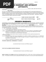 Search Warrant and Affidavit (Affidavit)