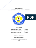 AUDIT INTERNAL Sejarah Perkembangan Dan Gambaran Umum