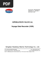 VDR Operation Manual - HMT-100 PDF