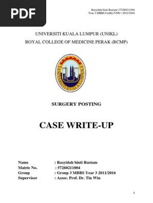 Case Write Up Acute Pancreatitis