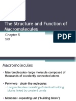 The Structure and Function of Macromolecules