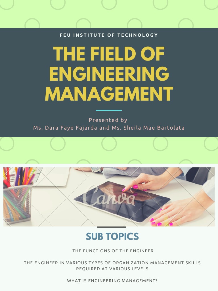 Overview of Engineering Management Functions | PDF | Engineer | Engineering