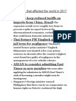 Asian News That Affected The World in 2017 PDF