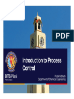 Process Control Lecture 1 & 2 - DR Pratik N Sheth - BITS PDF