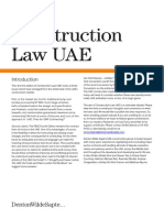 UAE Laws Related To Construction