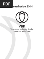 Jahresbericht VBK 2014 ANSICHT
