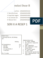 Seri X Resep 1a